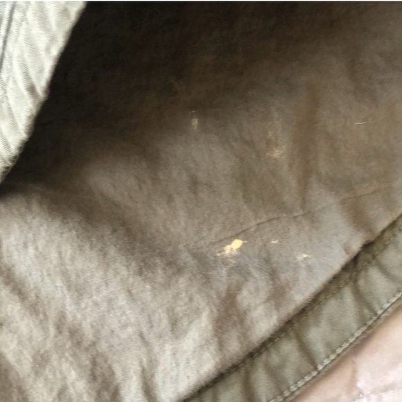 🌧️ Sweet Rain Khaki Utility Jacket with Hood - Picture 7 of 8